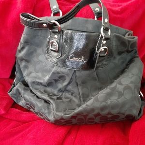 Black Coach handbag - authentic older style